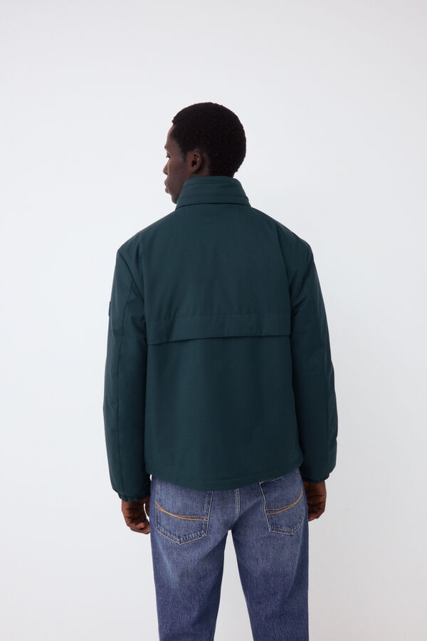Pedro del Hierro Cazadora vistas cremalleras Verde