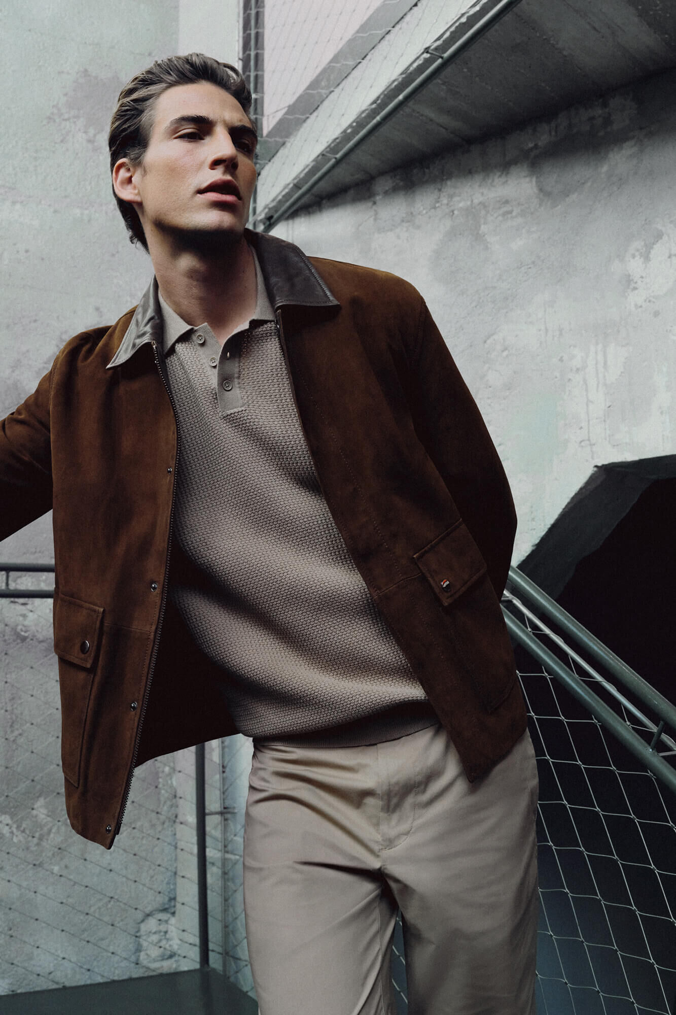 Pedro del Hierro Cazadora piel