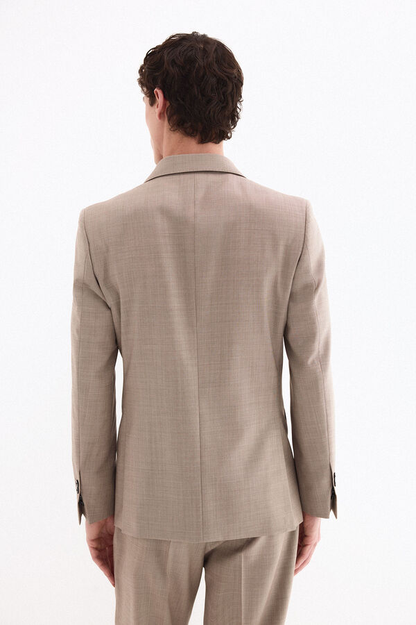 Pedro del Hierro Americana estructura tailored Marr&oacute;n