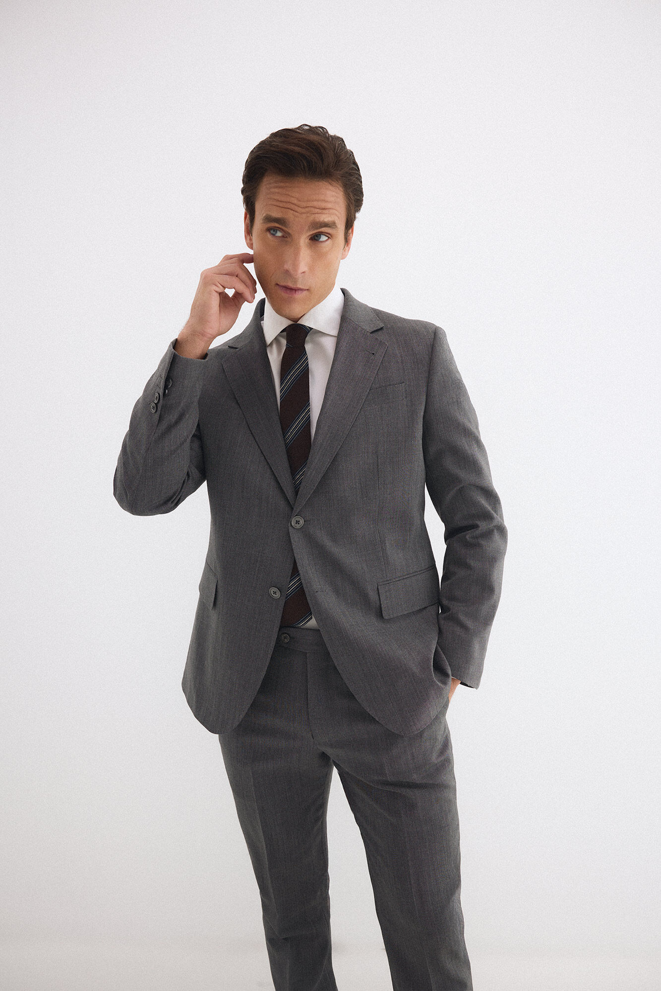 Pedro del Hierro Americana canvas slim bi-stretch