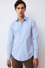 Pedro del Hierro Camisa vestir rayas non iron + antimanchas slim fit Azul