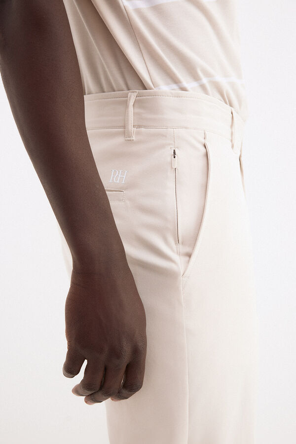 Pedro del Hierro Pantalones largos golf Beige