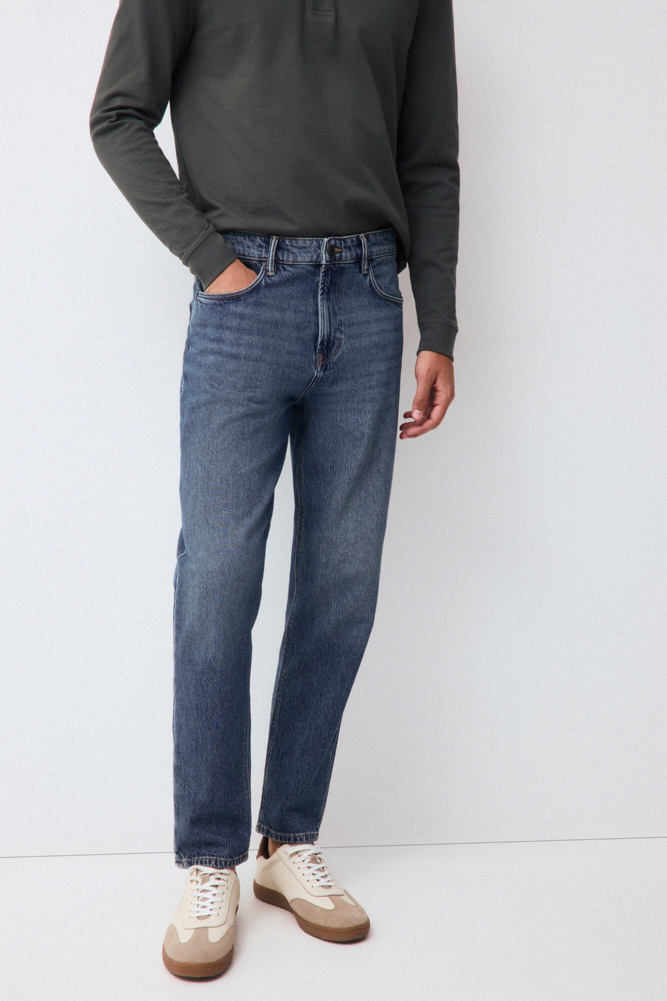 Pedro del Hierro Pantal&oacute;n vaquero tapered fit
