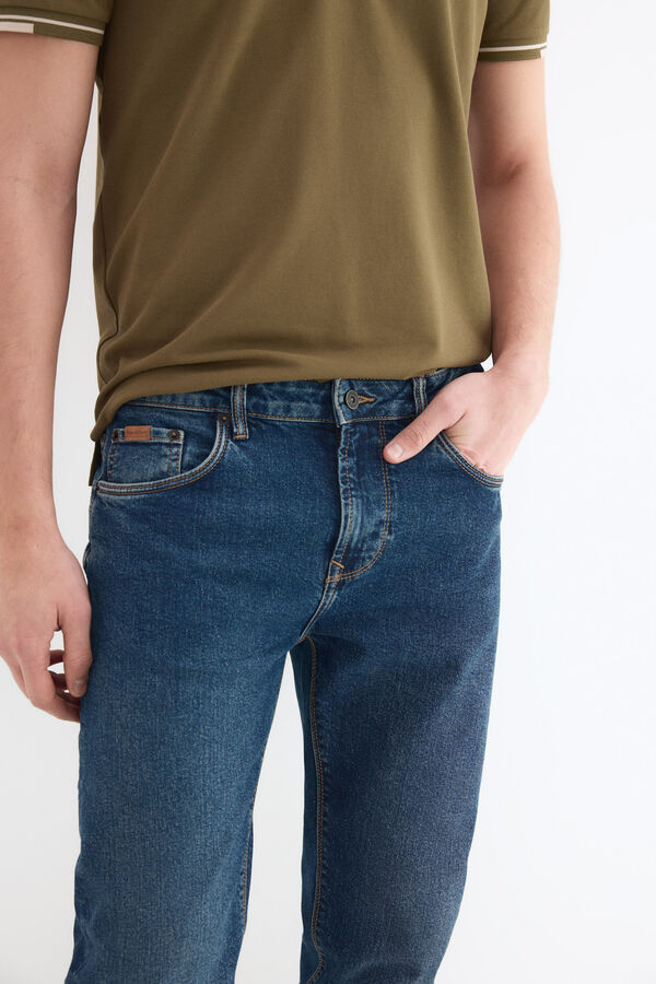 Pedro del Hierro Pantal&oacute;n vaquero premium flex slim Azul