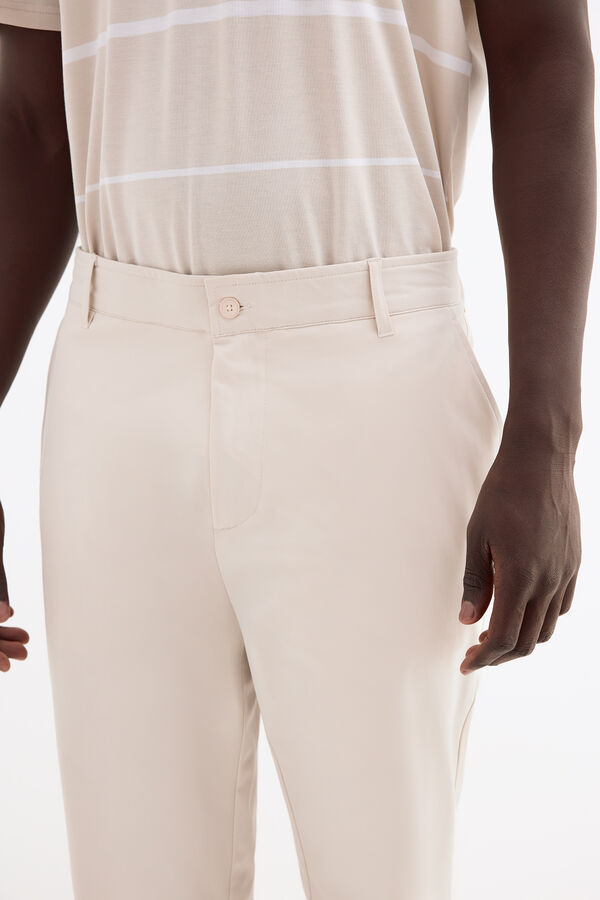 Pedro del Hierro Pantalones largos golf Beige