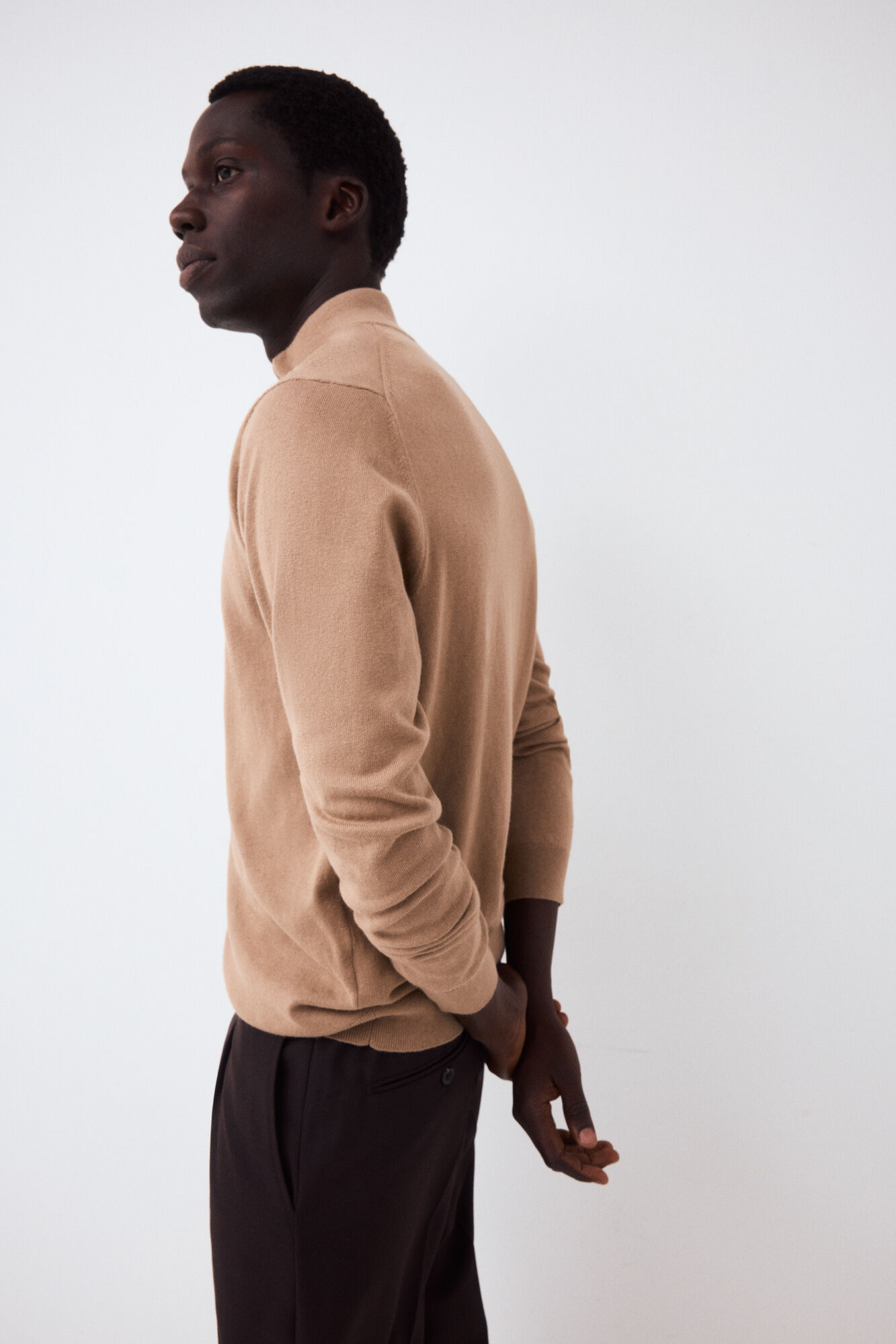 Pedro del Hierro Jersey punto premium algod&oacute;n seda cashmere