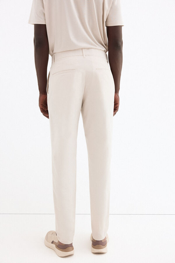 Pedro del Hierro Pantalones largos golf Beige