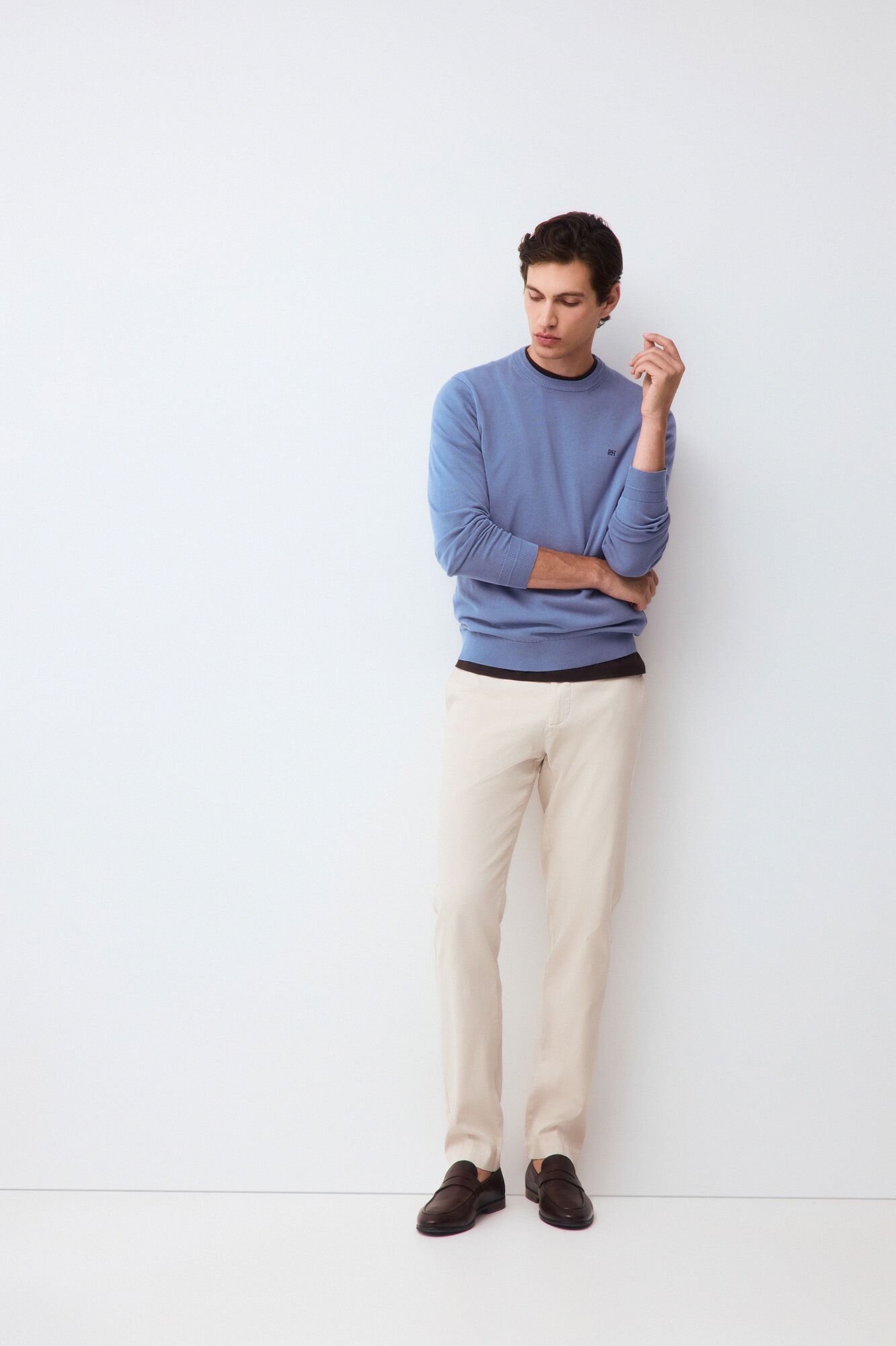 Pedro del Hierro Jersey punto fino algod&oacute;n premium