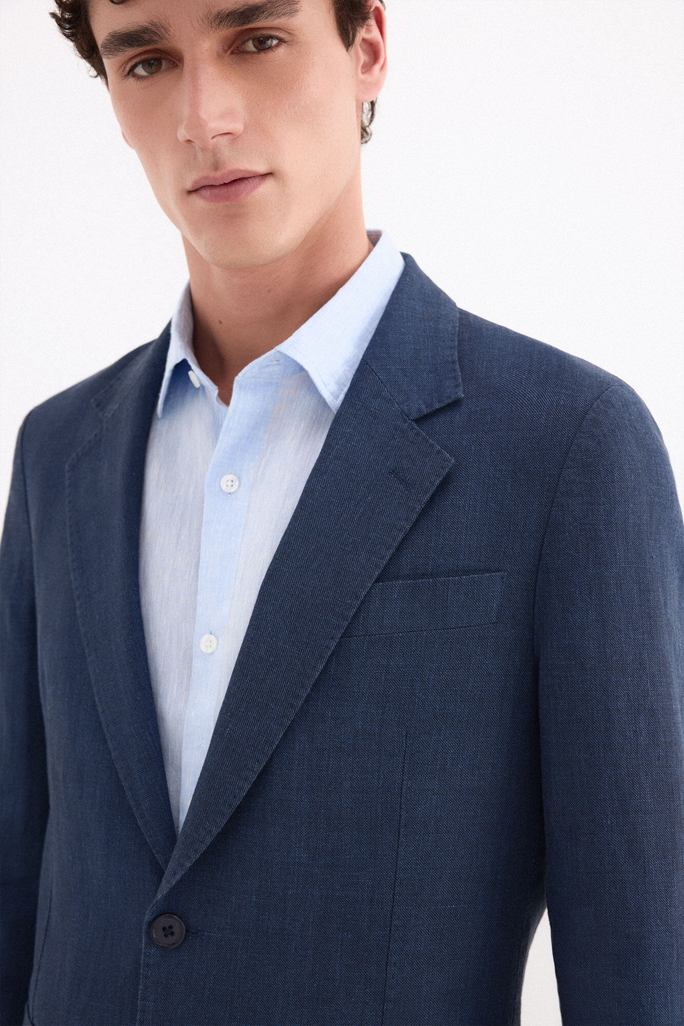 Pedro del Hierro Americana coordinada mezcla lino