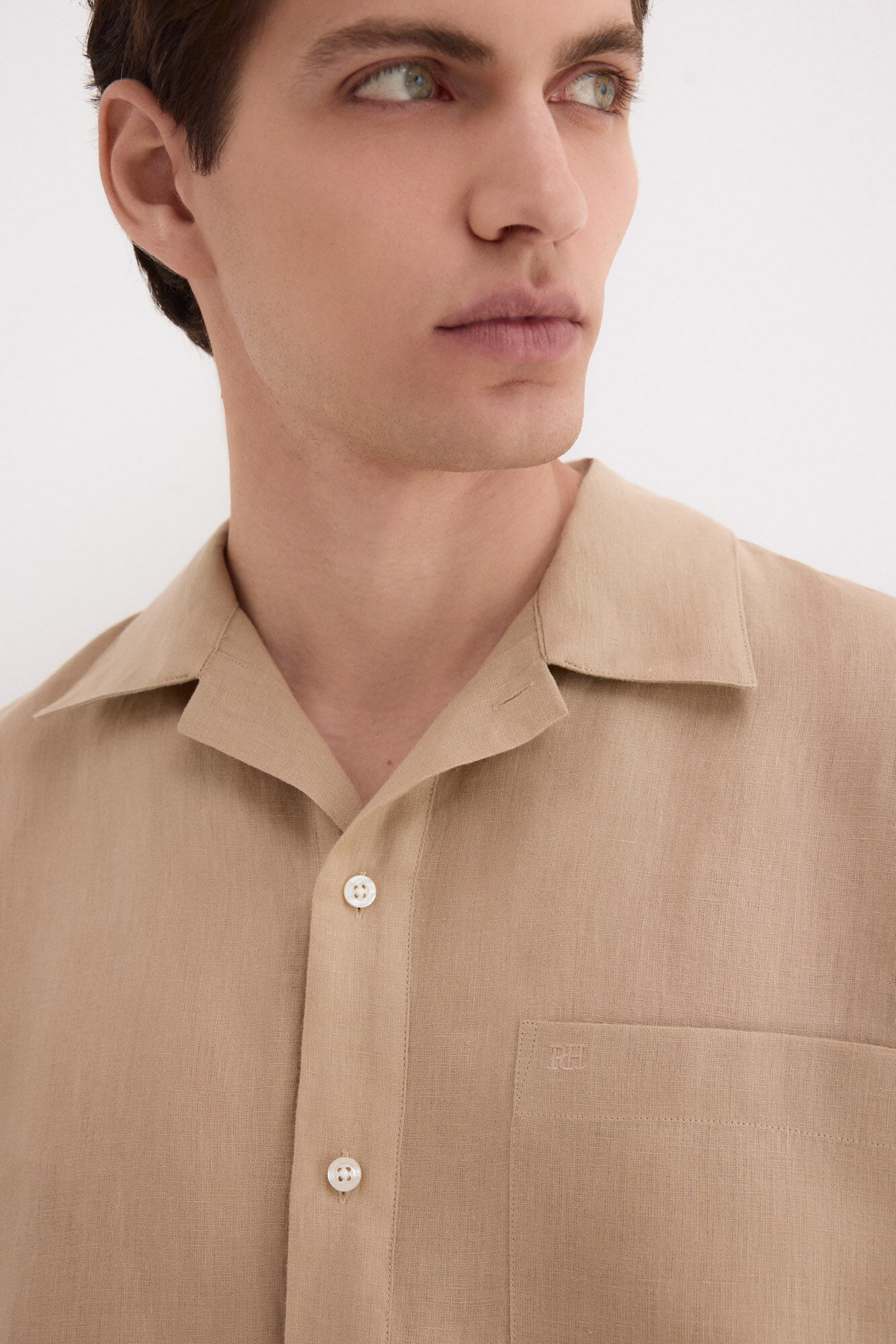 Pedro del Hierro Polera lino lisa
