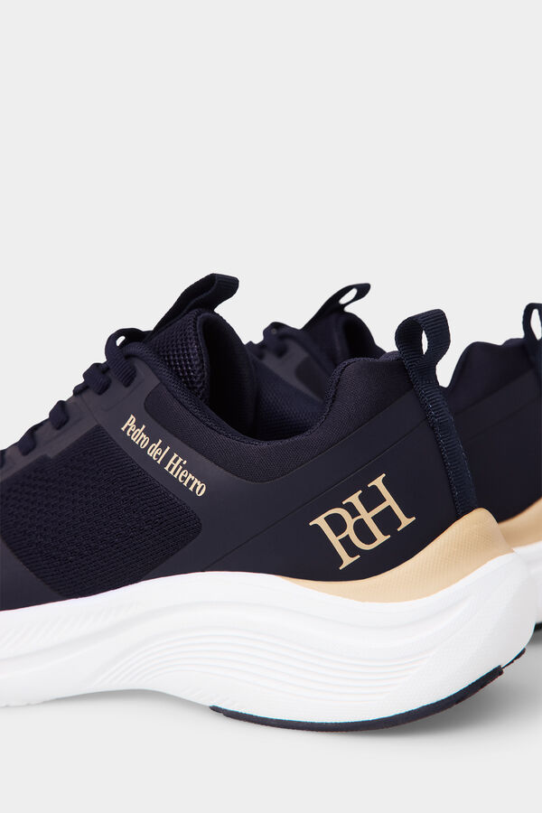 Pedro del Hierro Zapatilla tejido ultraligero cordones Azul
