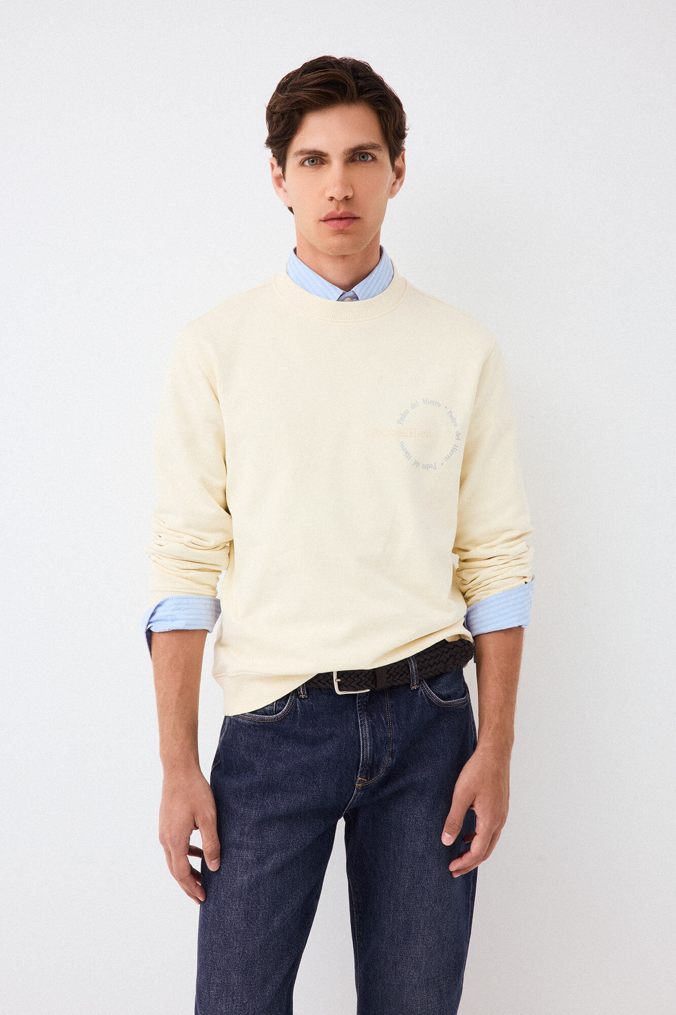 Pedro del Hierro Sudadera logo cuello caja