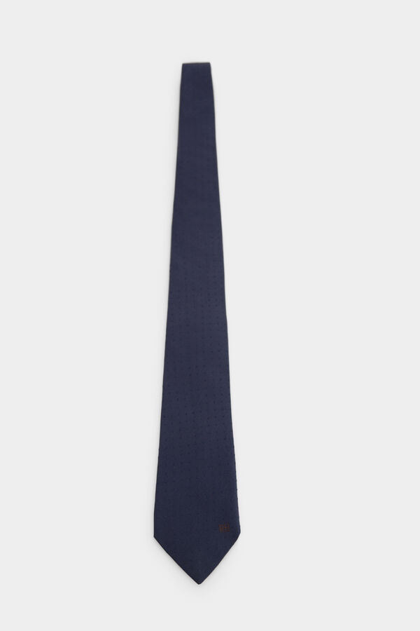 Pedro del Hierro Corbata seda natural Azul