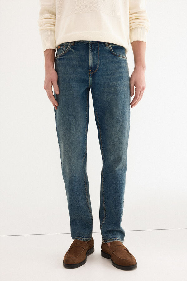 Pedro del Hierro Pantal&oacute;n vaquero premium flex regular Azul