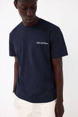 Pedro del Hierro Camiseta logo peque&ntilde;o Azul