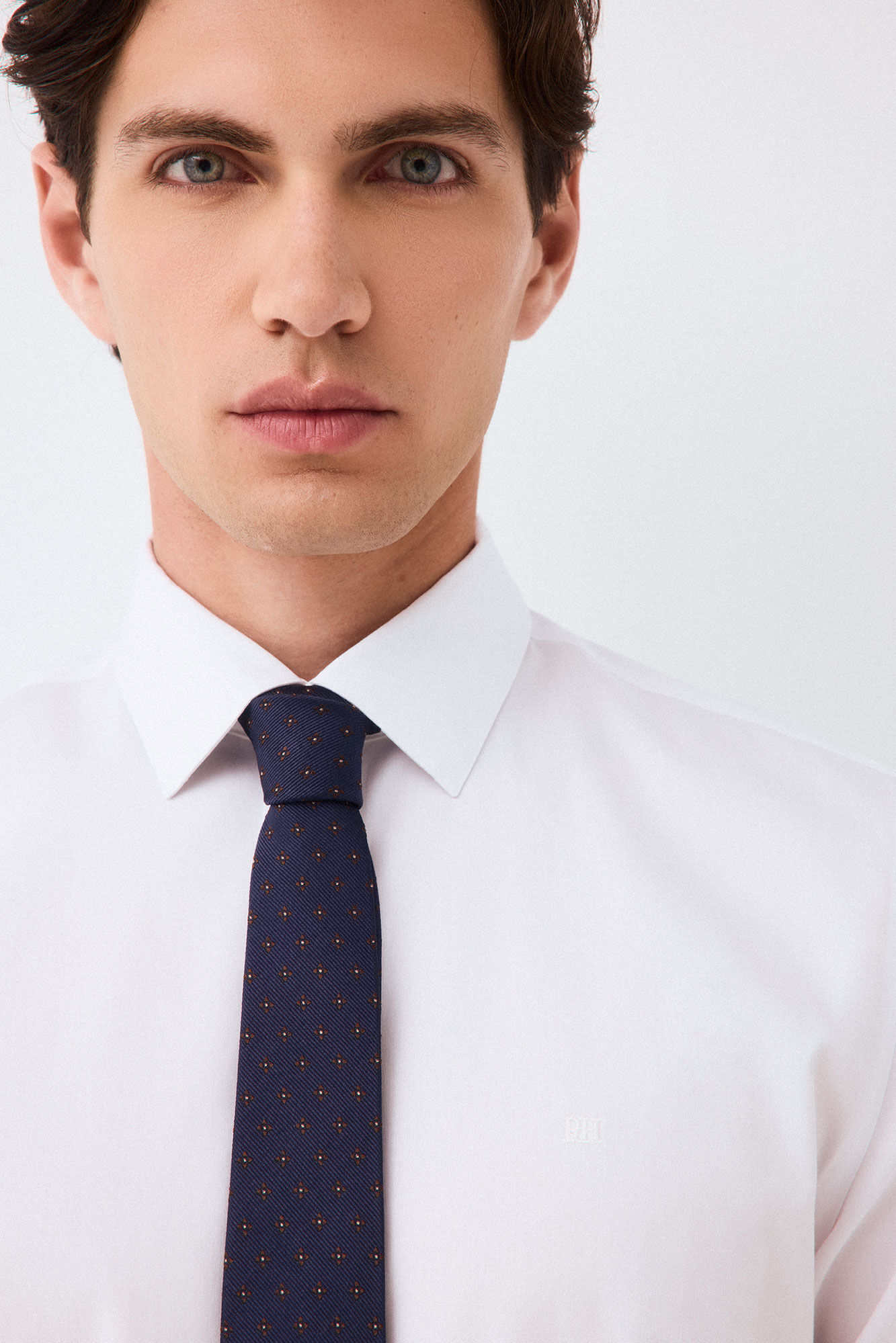 Pedro del Hierro Camisa vestir lisa non iron + antimanchas slim fit