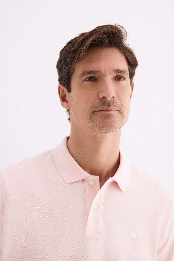 Pedro del Hierro Polo b&aacute;sico piqu&eacute; Rosa