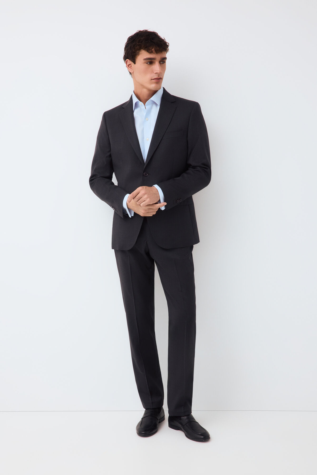 Pedro del Hierro Pantal&oacute;n traje coordinado tailored b&aacute;sico