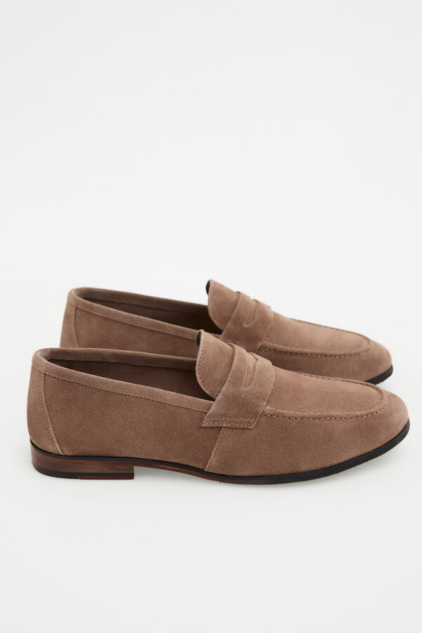 Pedro del Hierro Mocas&iacute;n piel Marr&oacute;n