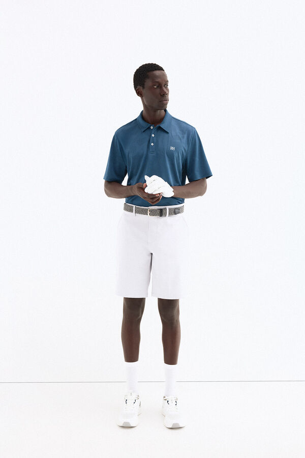 Pedro del Hierro Polo jaquard golf Azul