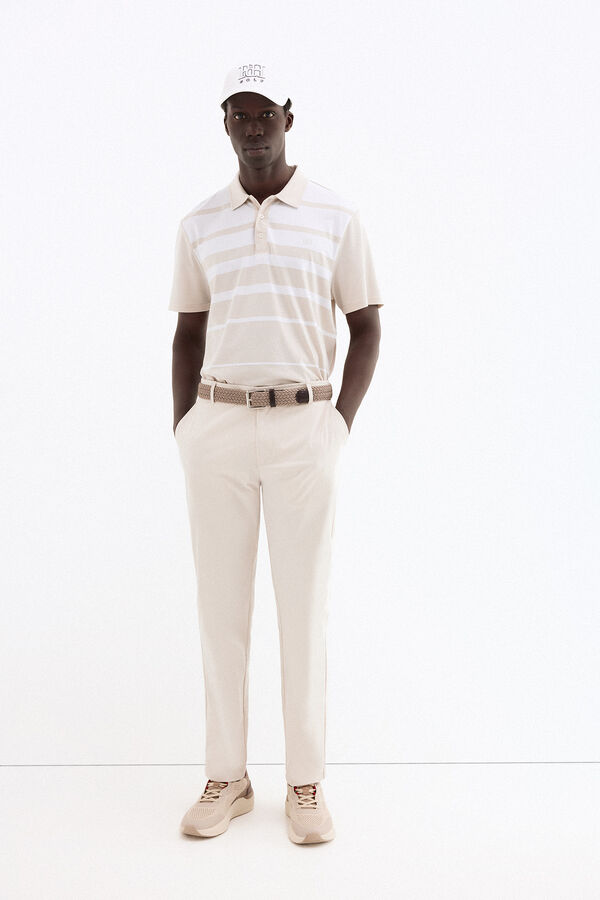 Pedro del Hierro Pantalones largos golf Beige