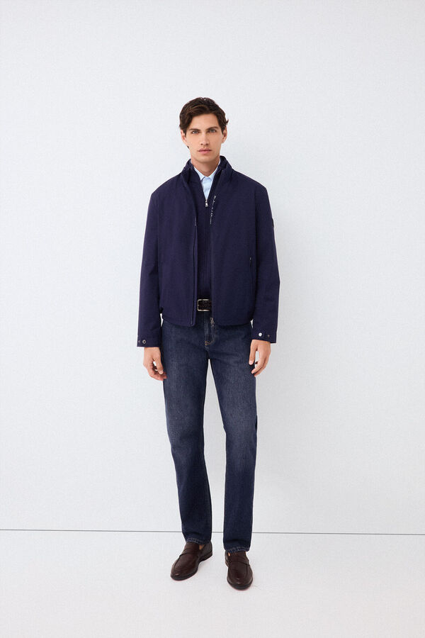 Pedro del Hierro Cazadora t&eacute;cnica ligera Azul