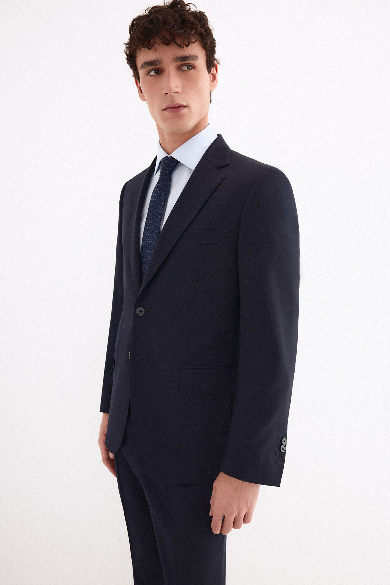 Pedro del Hierro Americana lisa bi-stretch tailor
