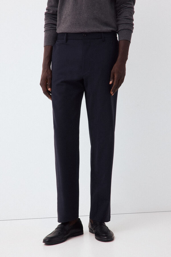Pedro del Hierro Pantal&oacute;n goma trasera regular Azul