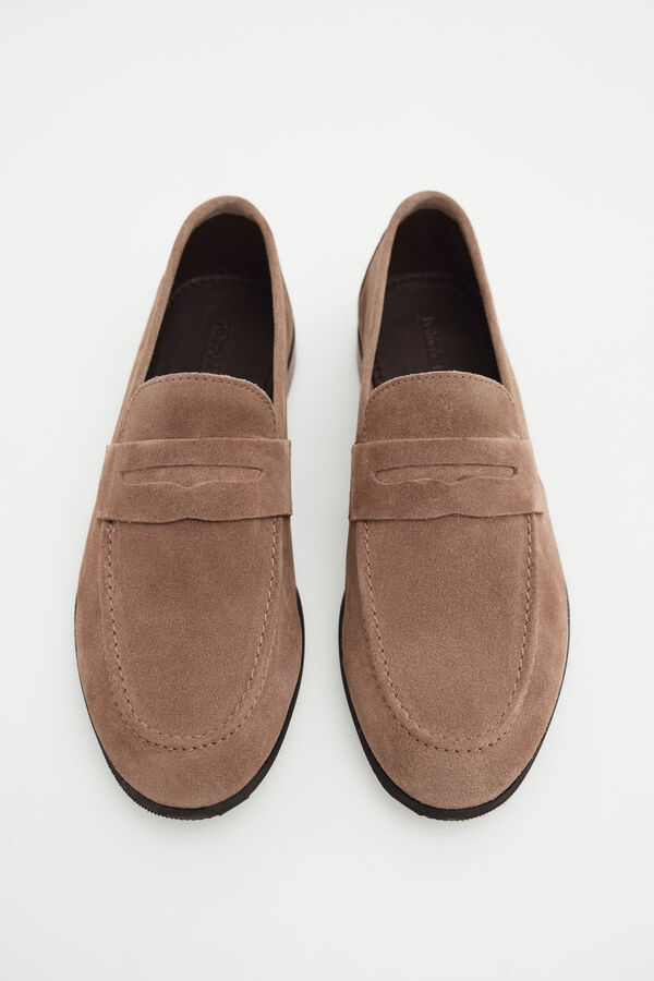 Pedro del Hierro Mocas&iacute;n piel Marr&oacute;n