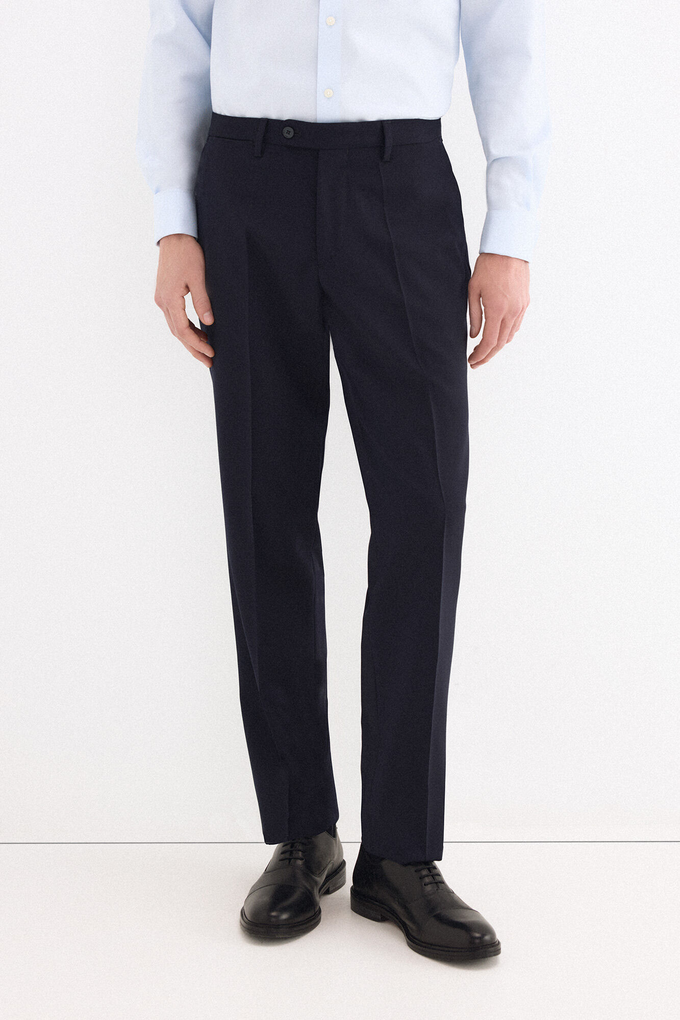 Pedro del Hierro Pantal&oacute;n liso bi-stretch tailor
