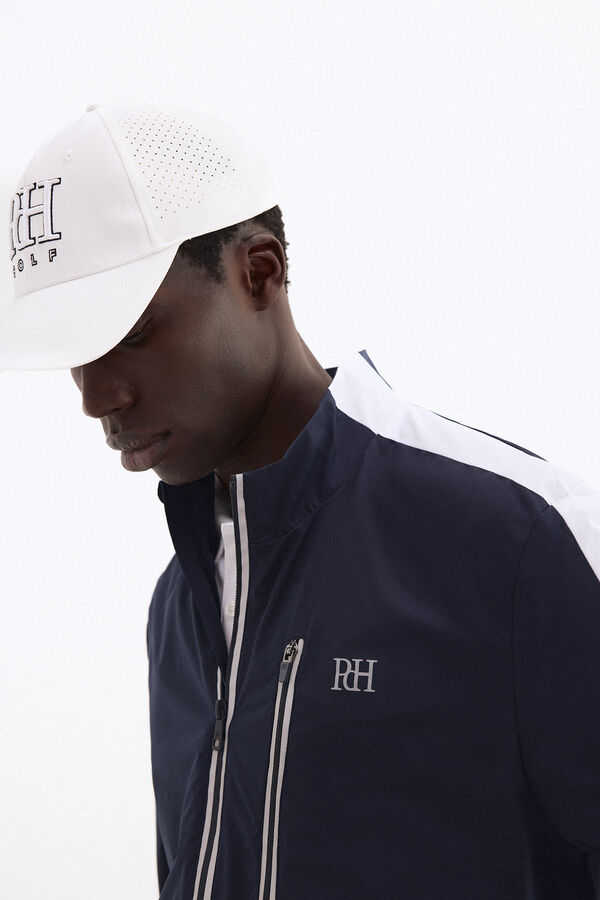 Pedro del Hierro Deportiva cortavientos golf Azul
