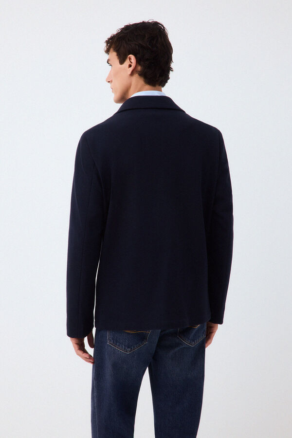 Pedro del Hierro Sobrecamisa de punto Azul