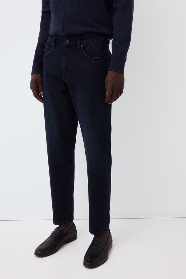 Pedro del Hierro Pantal&oacute;n vaquero tapered fit Azul