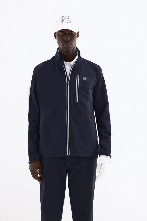 Pedro del Hierro Deportiva cortavientos golf Azul