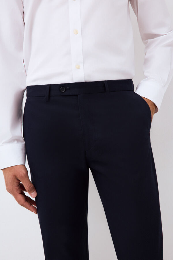 Pedro del Hierro Chino sobretintado slim Azul