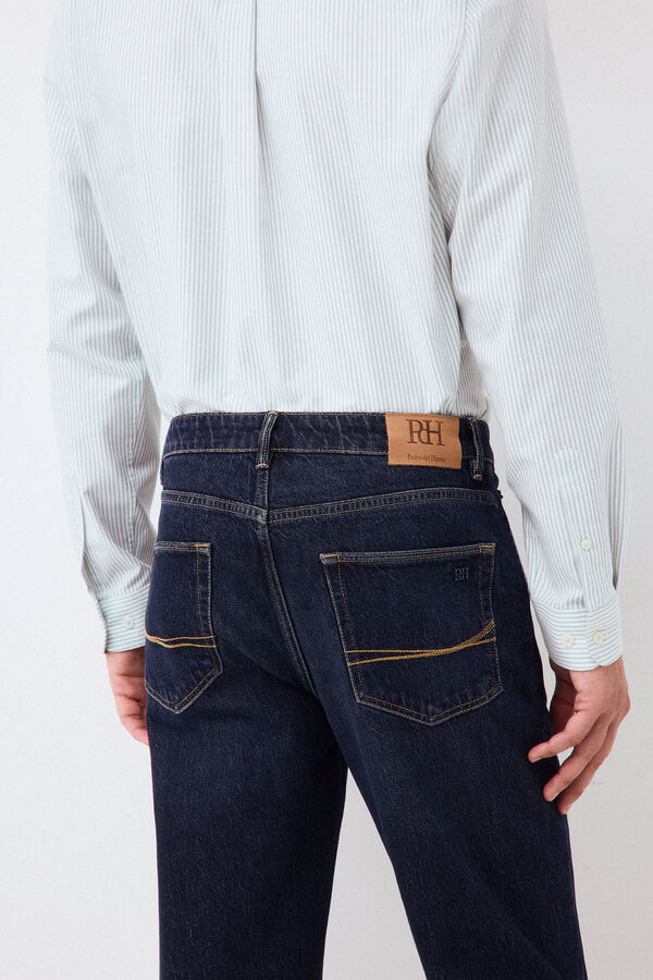 Pedro del Hierro Pantal&oacute;n vaquero slim tapered fit Azul