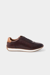 Pedro del Hierro Zapatilla icono piel Marr&oacute;n