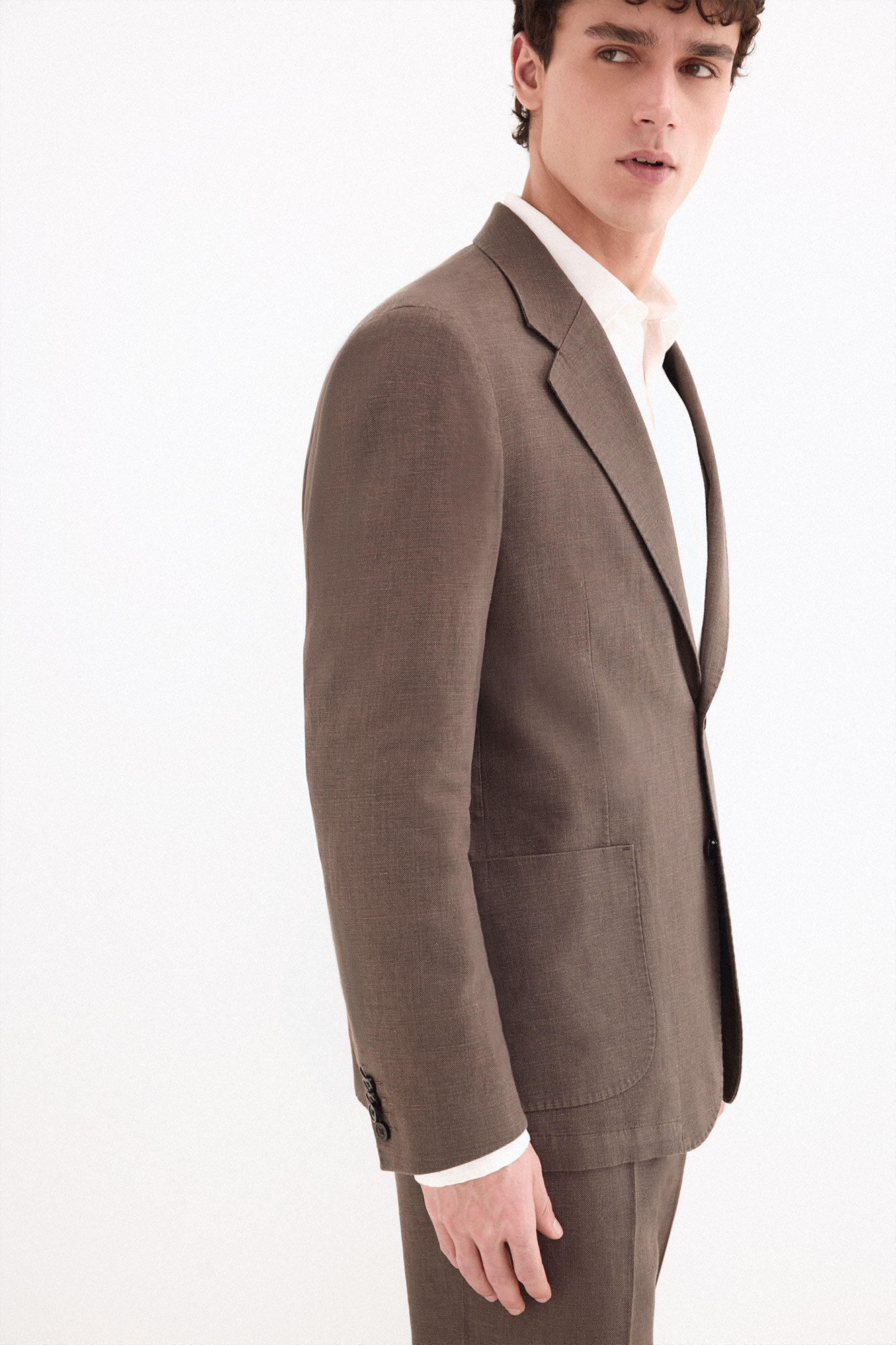 Pedro del Hierro Americana coordinada mezcla lino