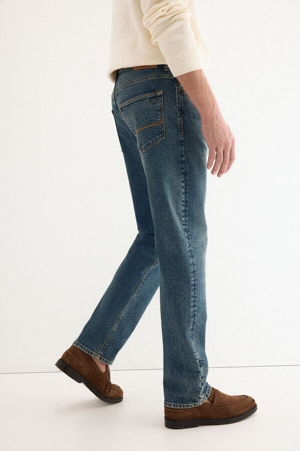 Pedro del Hierro Pantal&oacute;n vaquero premium flex regular Azul