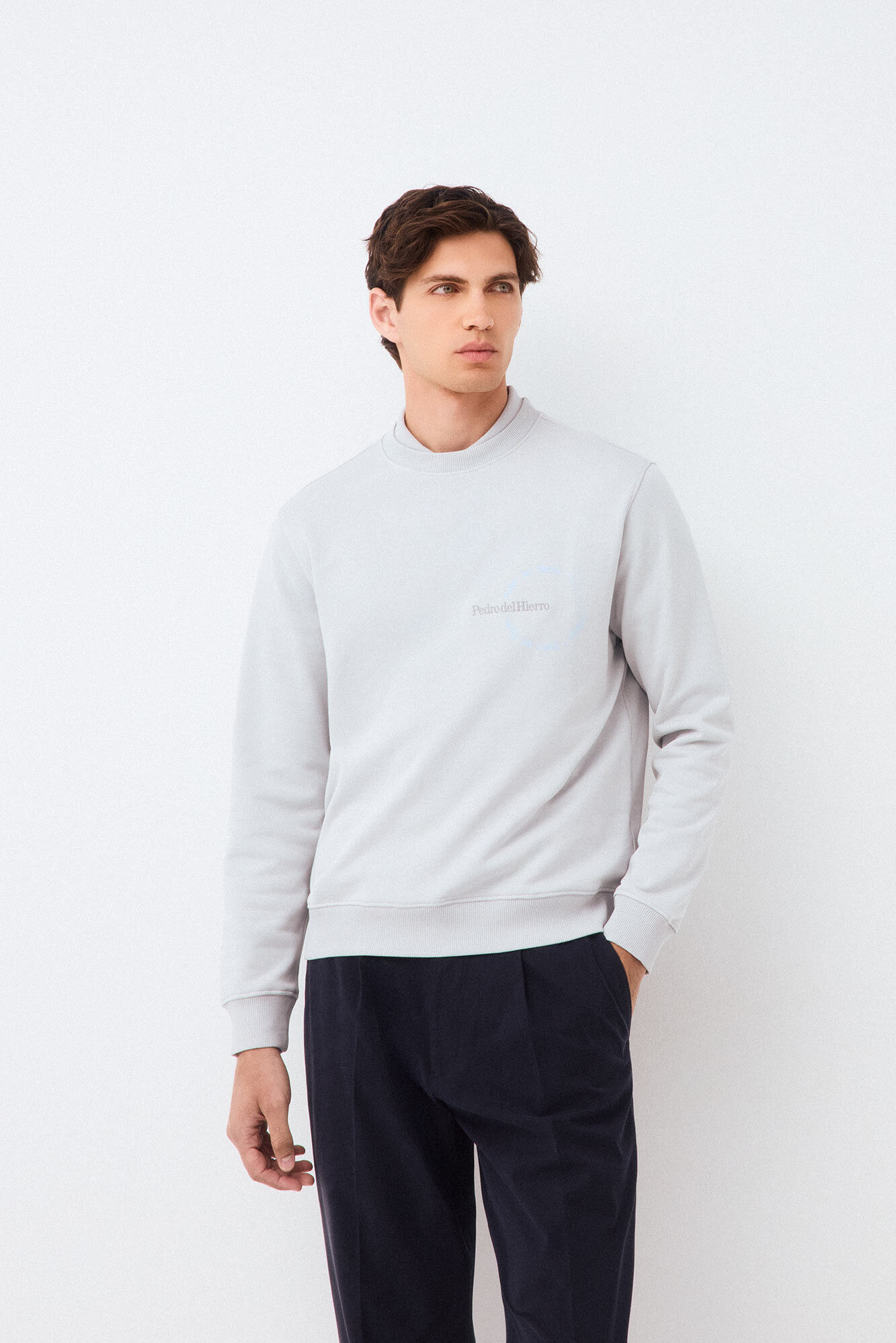 Pedro del Hierro Sudadera logo cuello caja