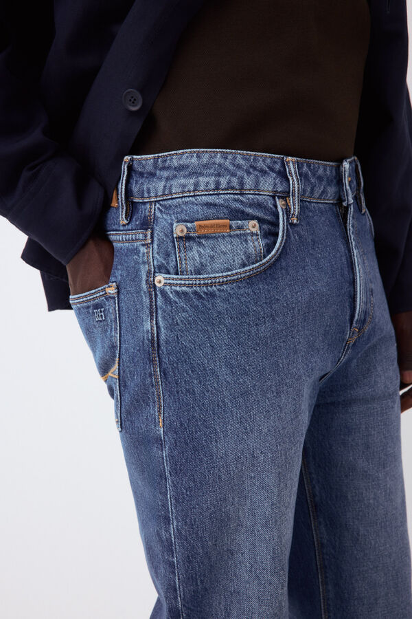 Pedro del Hierro Pantal&oacute;n vaquero regular fit Azul