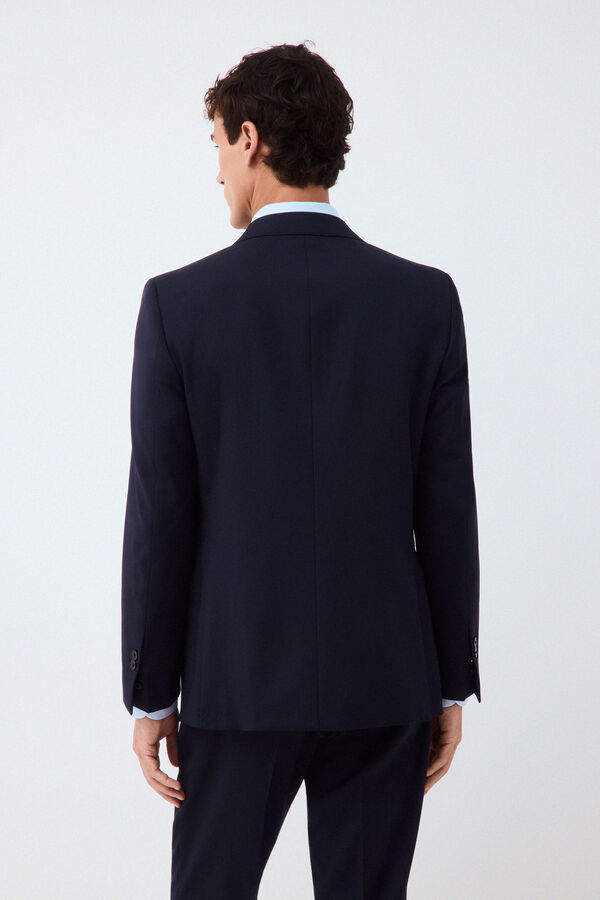 Pedro del Hierro Americana traje coordinado tailored b&aacute;sico Azul