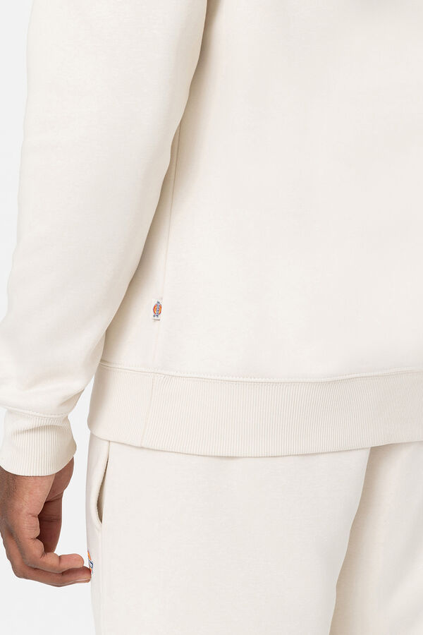Dickies Sudadera Oakport cuello redondo blanco