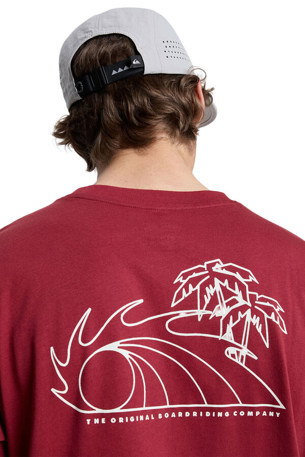 Quiksilver Camiseta de manga corta rojo