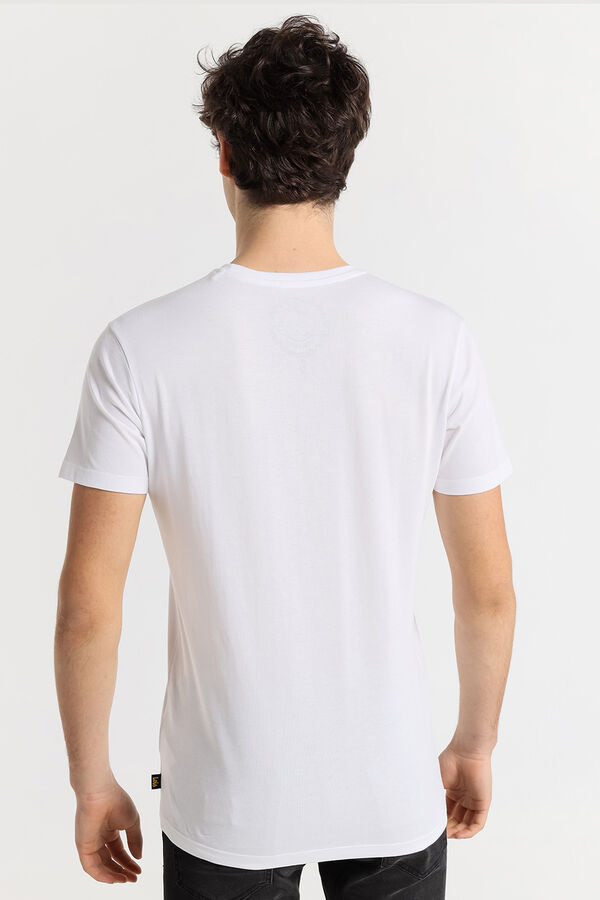 Lois Camiseta b&aacute;sica manga corta blanco