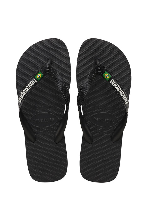 Havaianas Chanclas planas goma negro