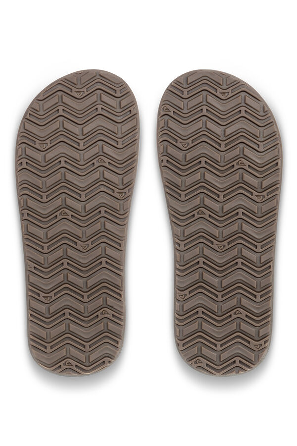 Quiksilver Sandalias doble tira de lona negro