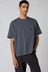 Levi's Camiseta manga corta bolsillo gris