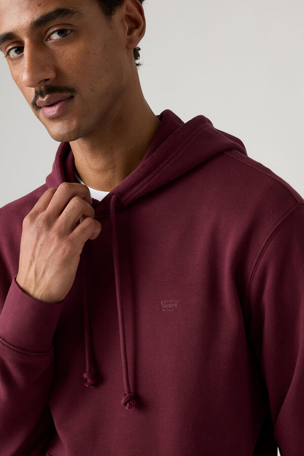 Levi's Sudadera con capucha burdeos