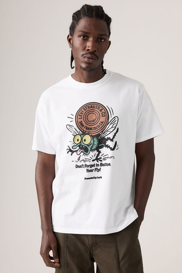 Levi's Camiseta gr&aacute;fico manga corta blanco